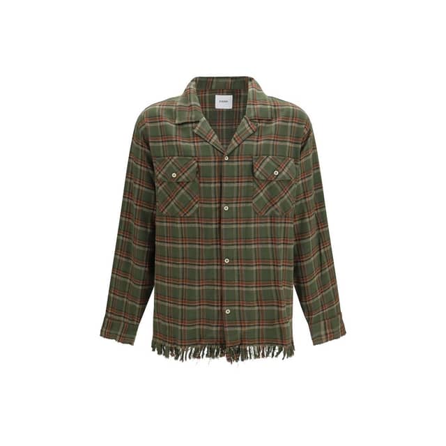 Bicolor Cotton Pattern Shirt
