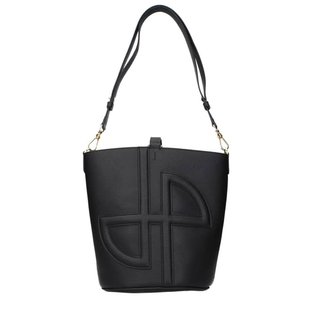 Black Leather Crossbody Bag