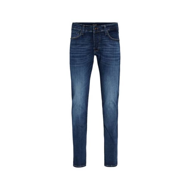 Blue Cotton Skinny Jeans