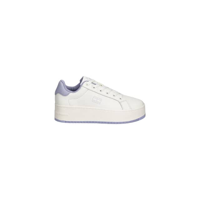 White Leather Chunky Sneakers