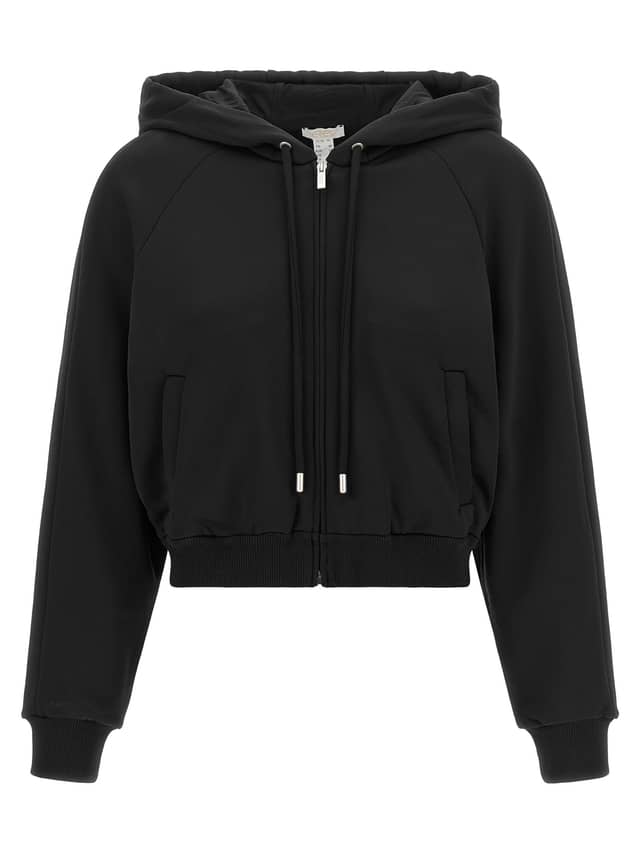 Black Polyamide Sweatshirt