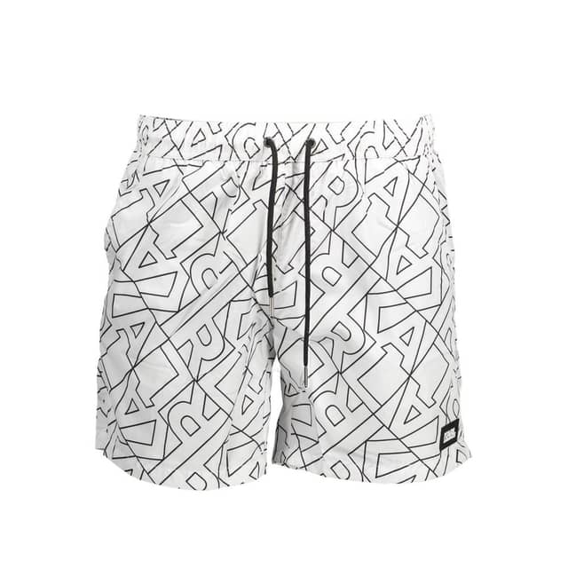 Bianco Polyester Men's Swim Boxer