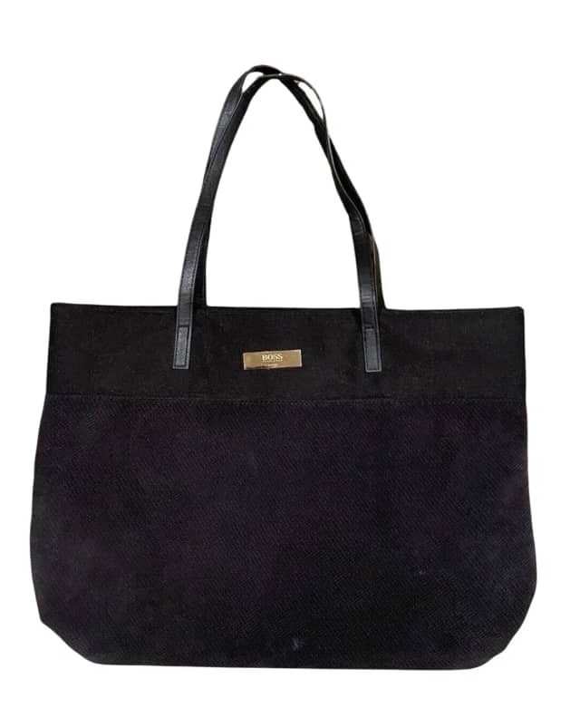 Hugo Boss, Boss Parfum, Handbag, GWP Textile Bag, QC166931, Black