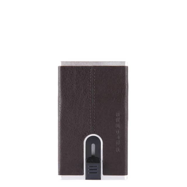 Piquadro, Black Square Card Holders